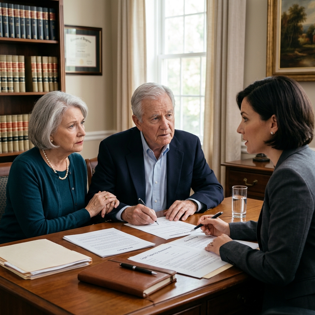 How courts handle divorce when dementia affects a spouse’s ability to understand and participate in the legal process.