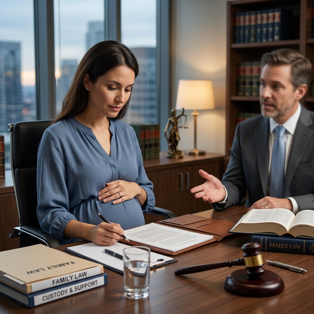 How pregnancy can complicate divorce, from paternity and custody to support, safety, and state‑specific rules.