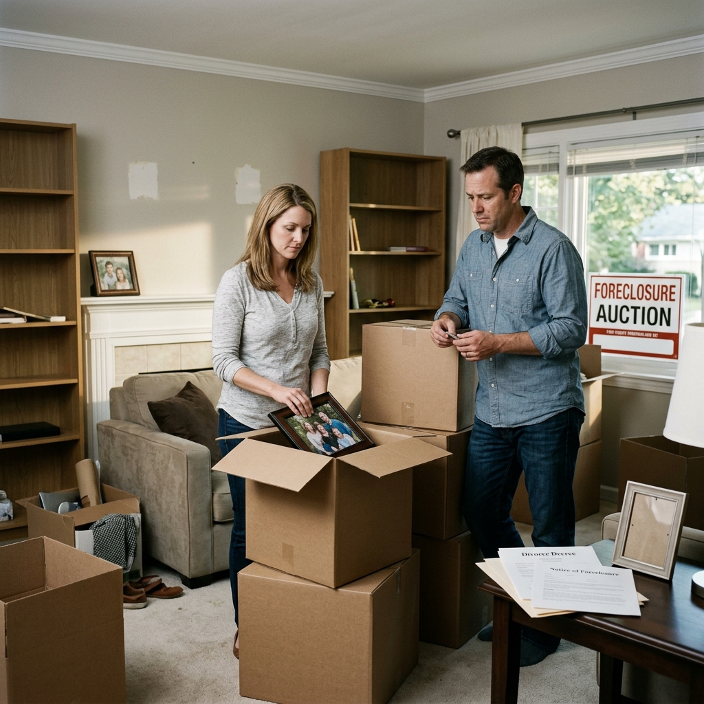 A practical legal and financial roadmap for divorcing homeowners who are behind on mortgage payments and worried about losing their house.