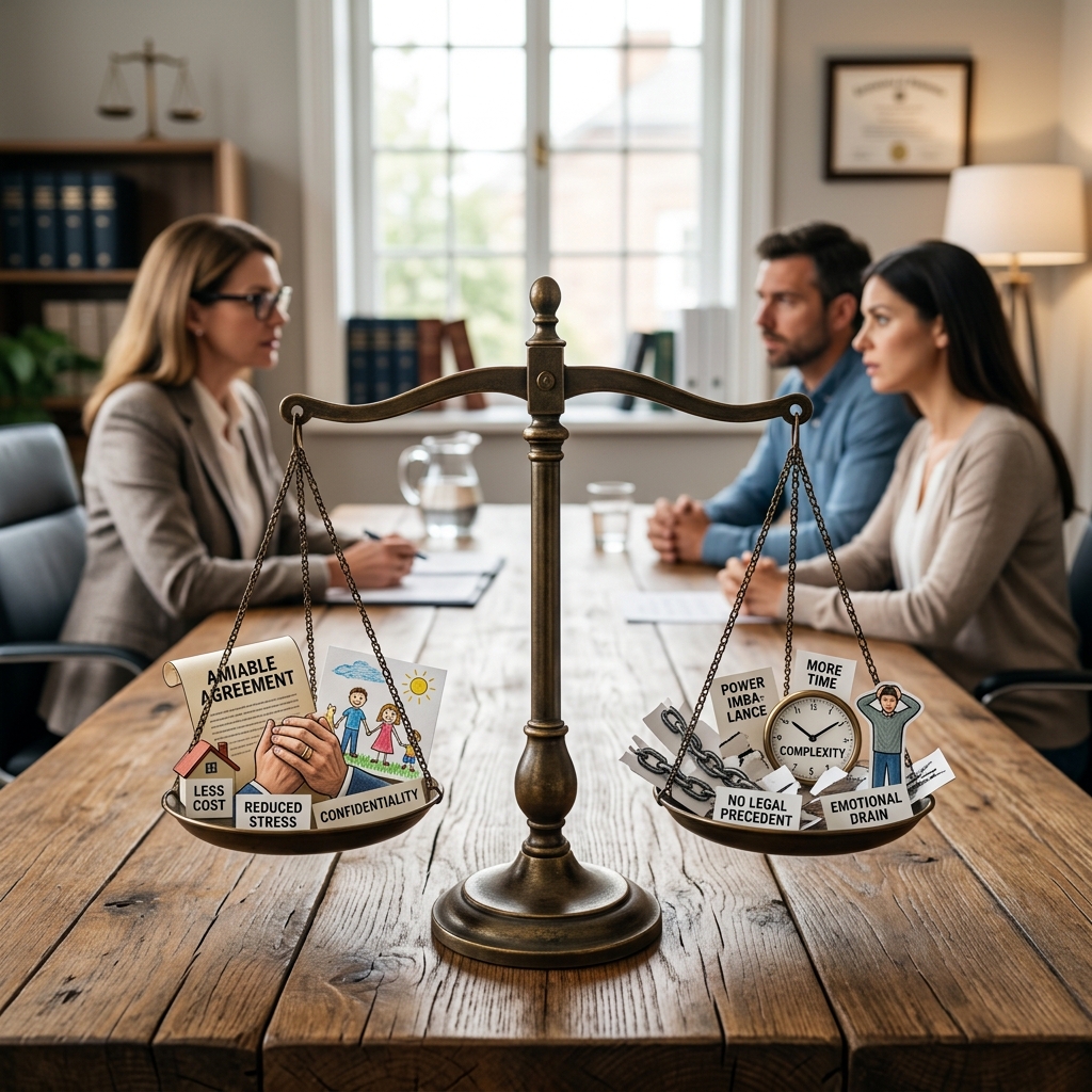 A practical guide to understanding how divorce mediation works, when it helps, and when litigation might be the better path.
