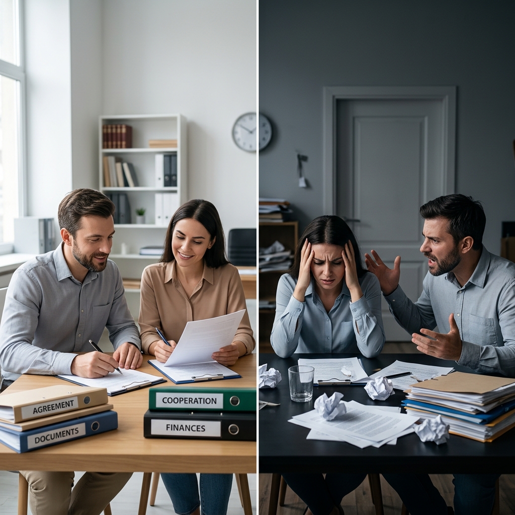 Practical steps and common mistakes to avoid when preparing for divorce.