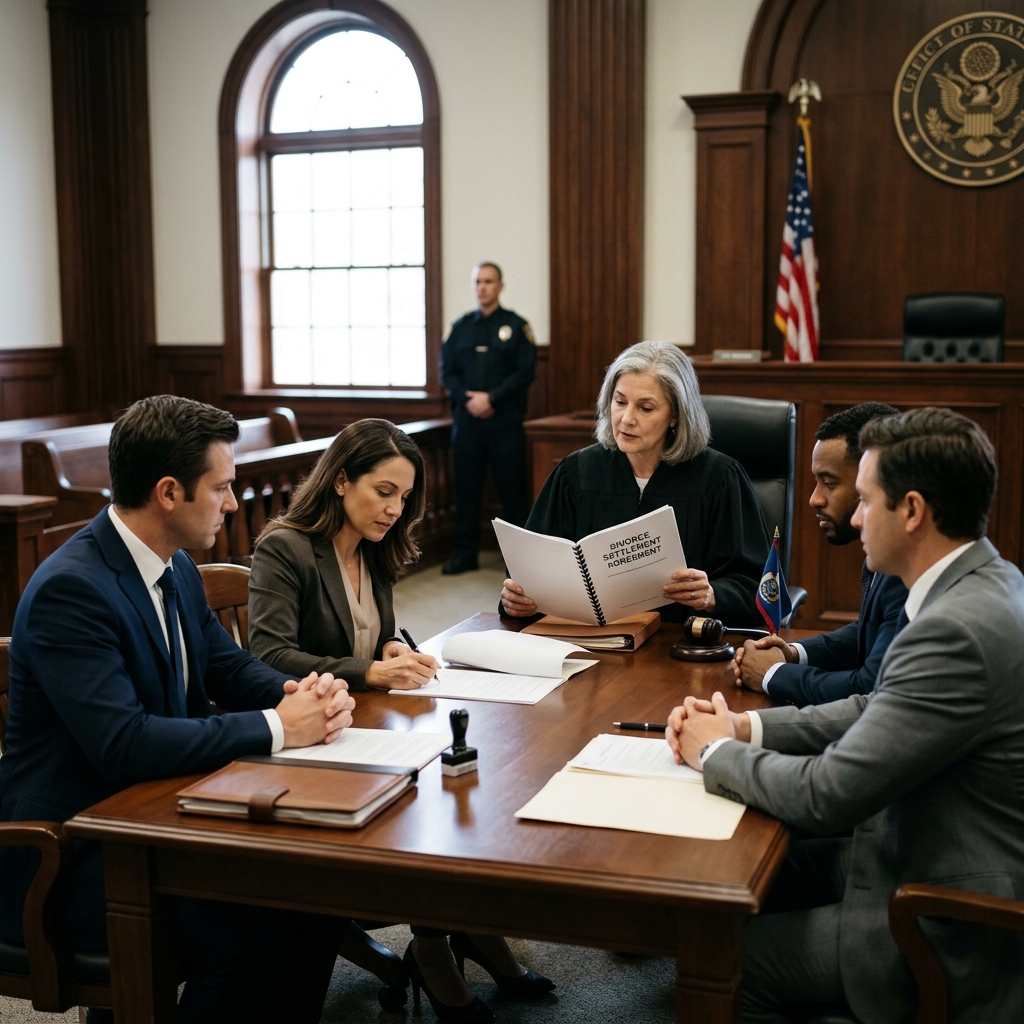 Understand what divorce settlement agreements include and why judges must review them before they become final.
