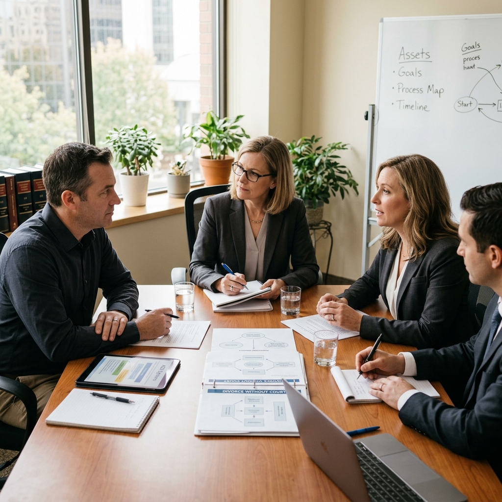 Learn how mediation, collaboration, arbitration, and other ADR options can help you resolve your divorce more privately, quickly, and cost‑effectively.