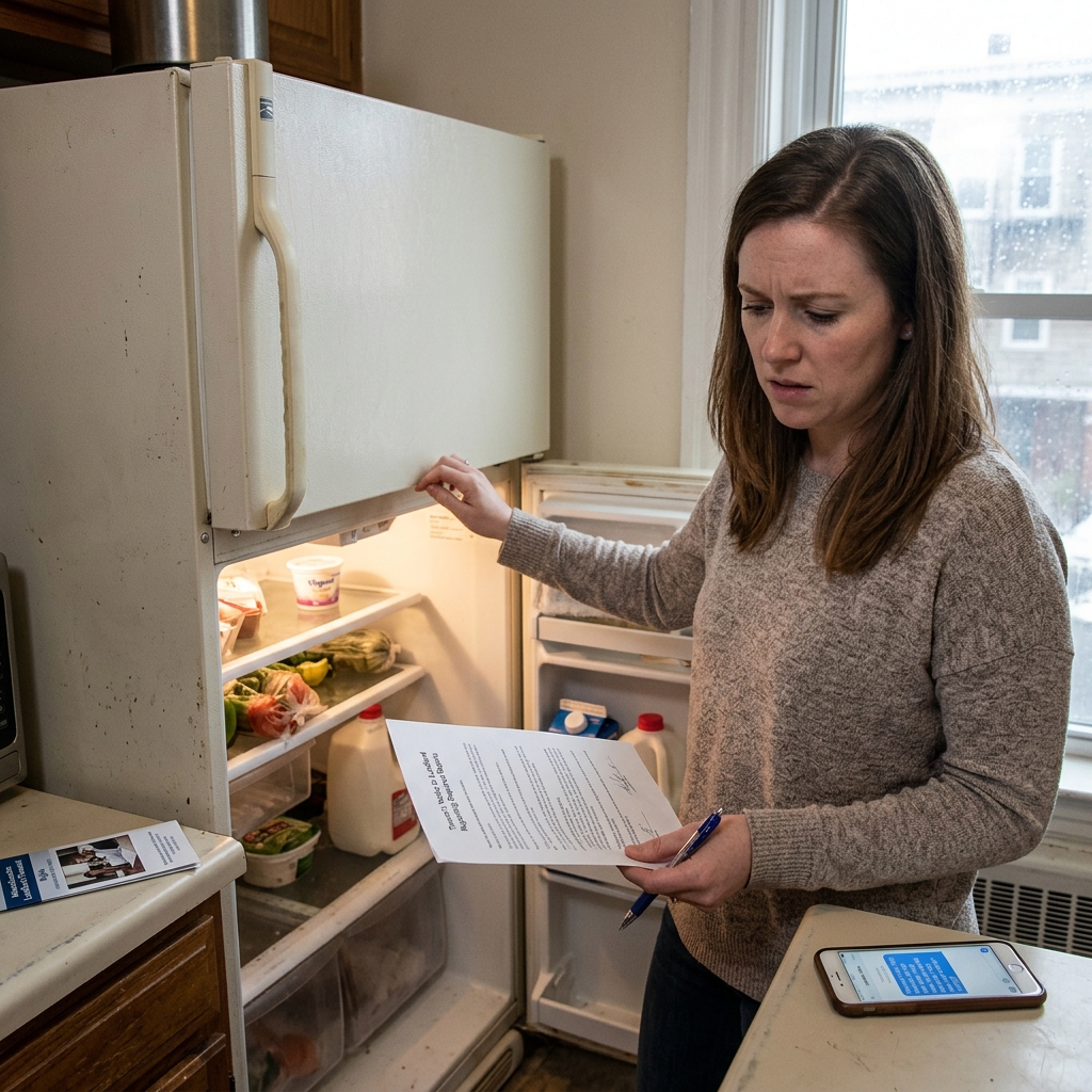 Understand when a Massachusetts landlord must repair or replace a refrigerator and other appliances, and what tenants can do when things break.