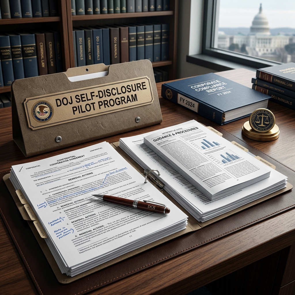 An original guide to how DOJ’s individual self-disclosure pilot works.