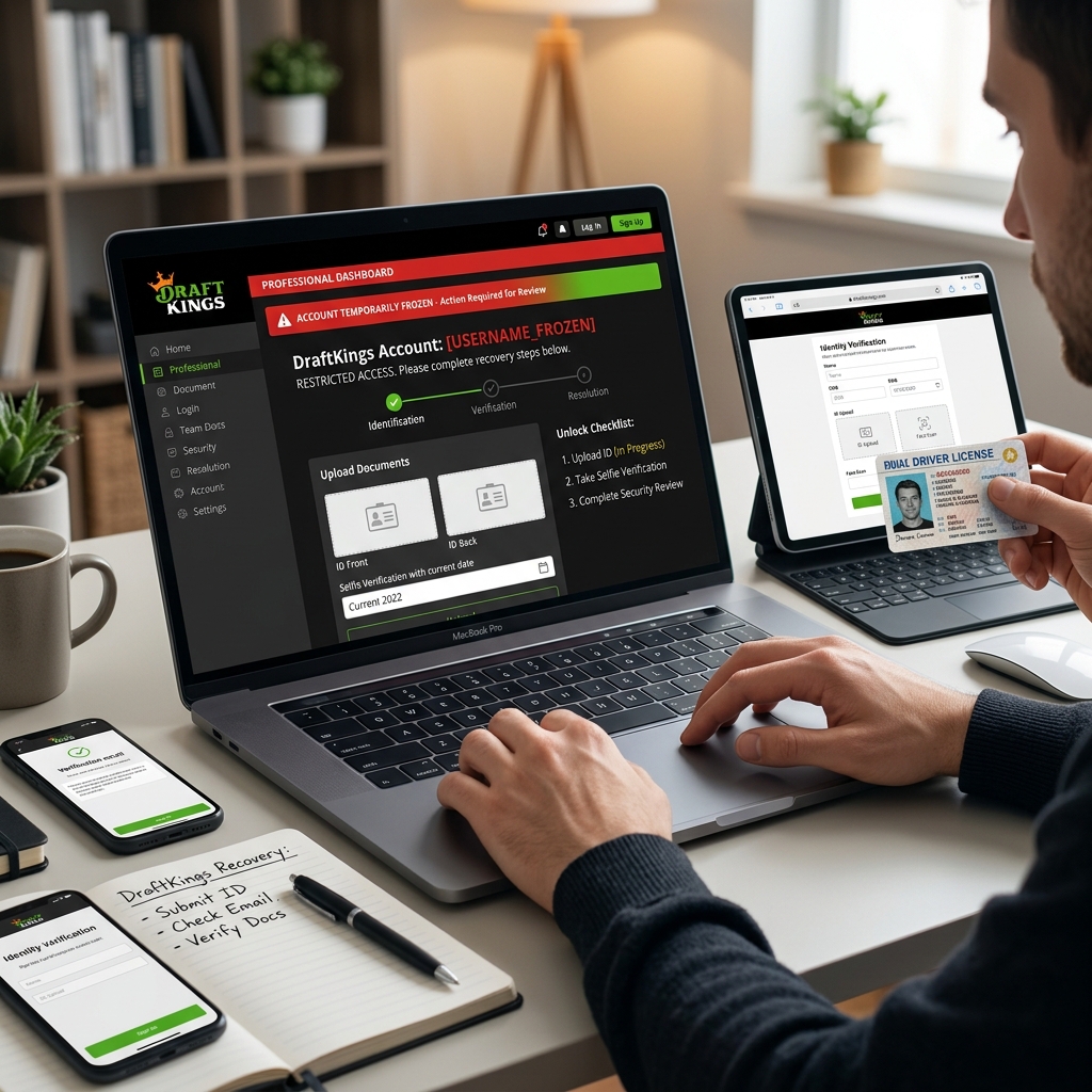 Understand why DraftKings freezes accounts, how to respond effectively, and when to escalate your case to protect your funds and your rights.