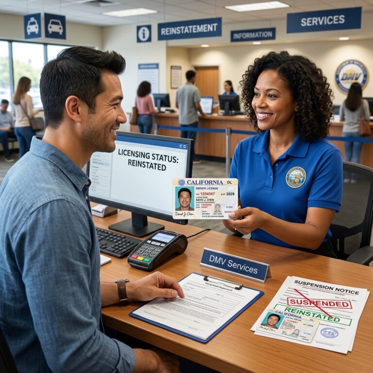 Driver’s License Reinstatement After Suspension or Revocation