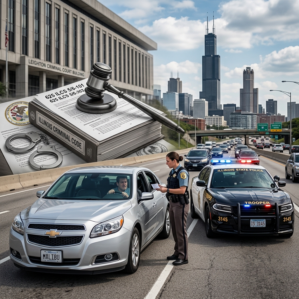 Understand Illinois rules, penalties, and defenses if you are caught driving without a valid driver’s license or on a suspended or revoked license.