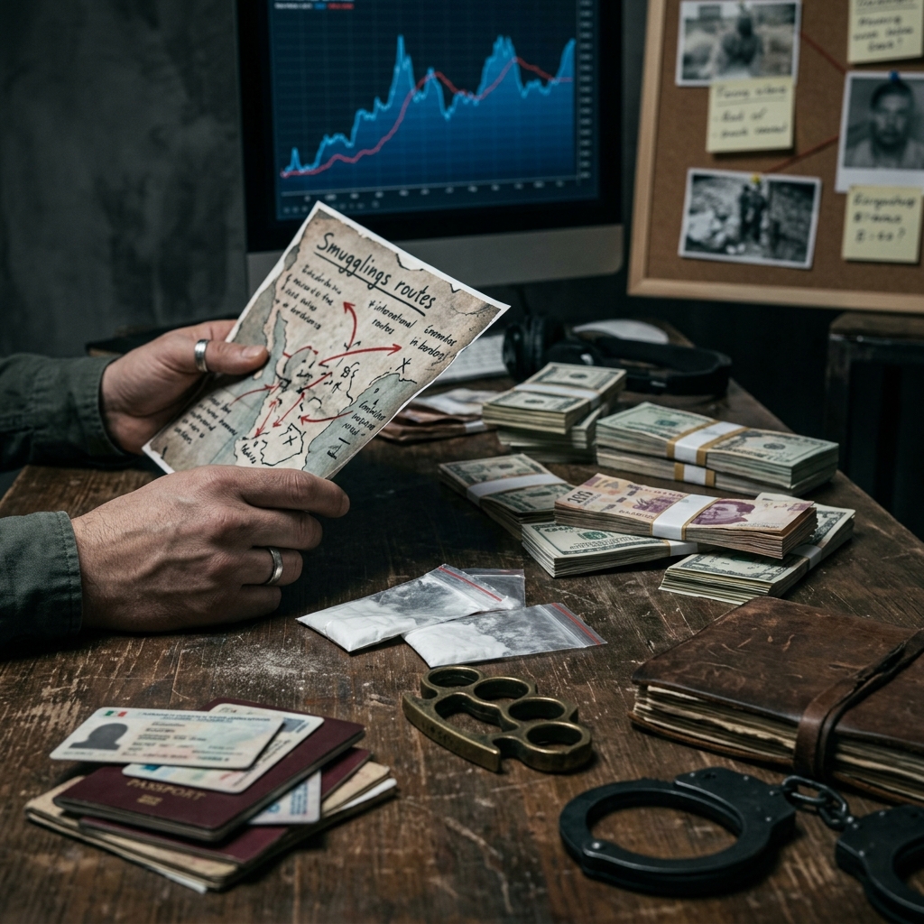 An in-depth look at how drug cartels evolved into powerful organized crime networks, and how the law fights back.