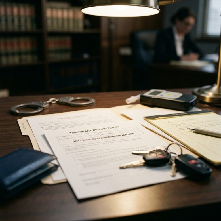 DUI Arrests and Temporary License Suspension Explained