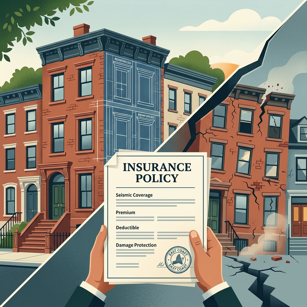 A practical guide to understanding, evaluating and purchasing earthquake insurance for homes and rentals on the U.S. East Coast.