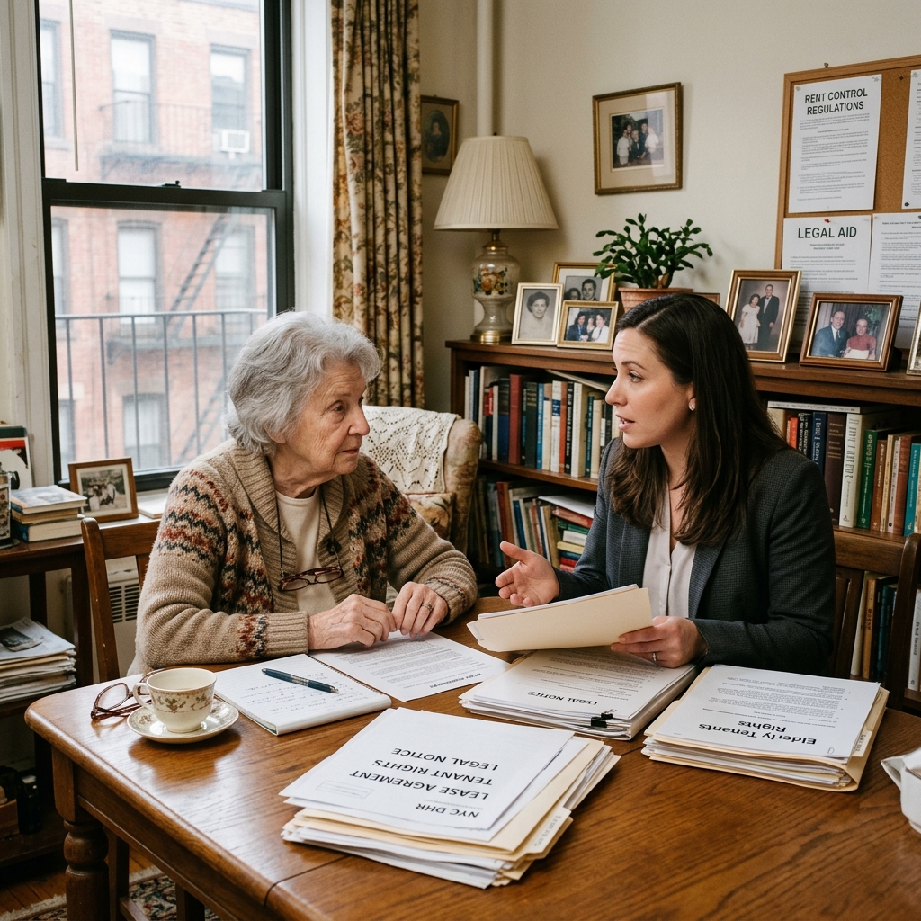 How New York’s rent control rules protect seniors, and what to do if pressure, deception, or harassment pushes an elderly tenant out of a regulated home.