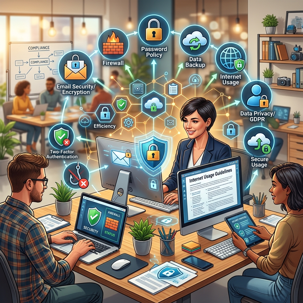 Email & Internet Rules Every Small Business Needs Clear email and internet rules protect your small business from legal risk, security threats, and workplace problems.