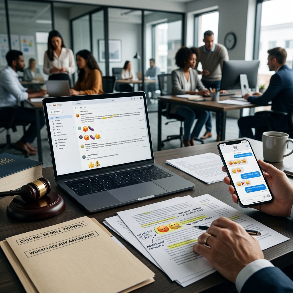 How everyday digital icons can become powerful legal evidence in harassment, discrimination, and workplace disputes.