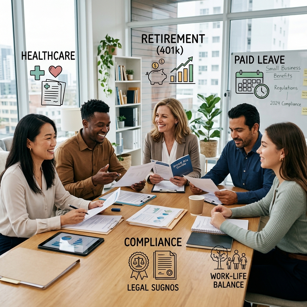 Understand which benefits your small business must provide by law and how voluntary perks can strengthen your workforce.