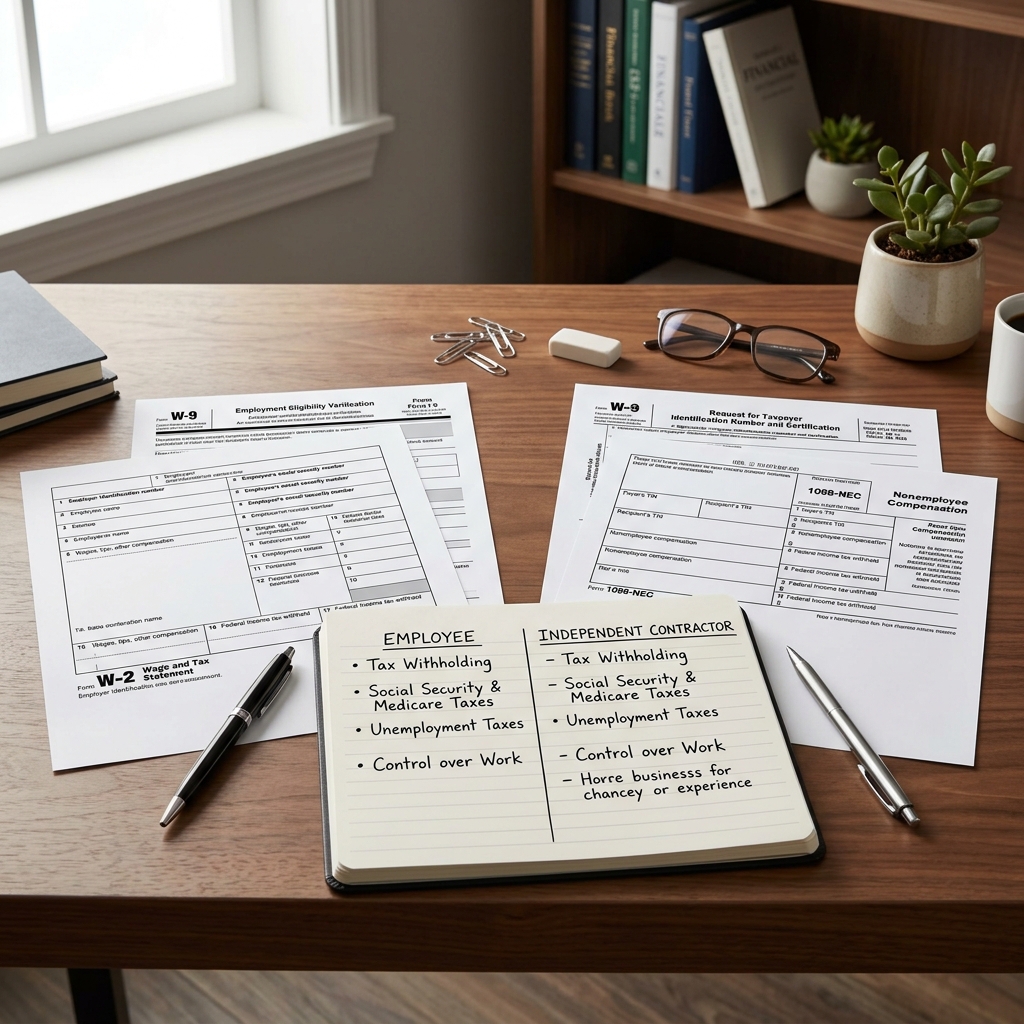 A practical guide to classifying workers, filing the right forms, and avoiding tax mistakes.