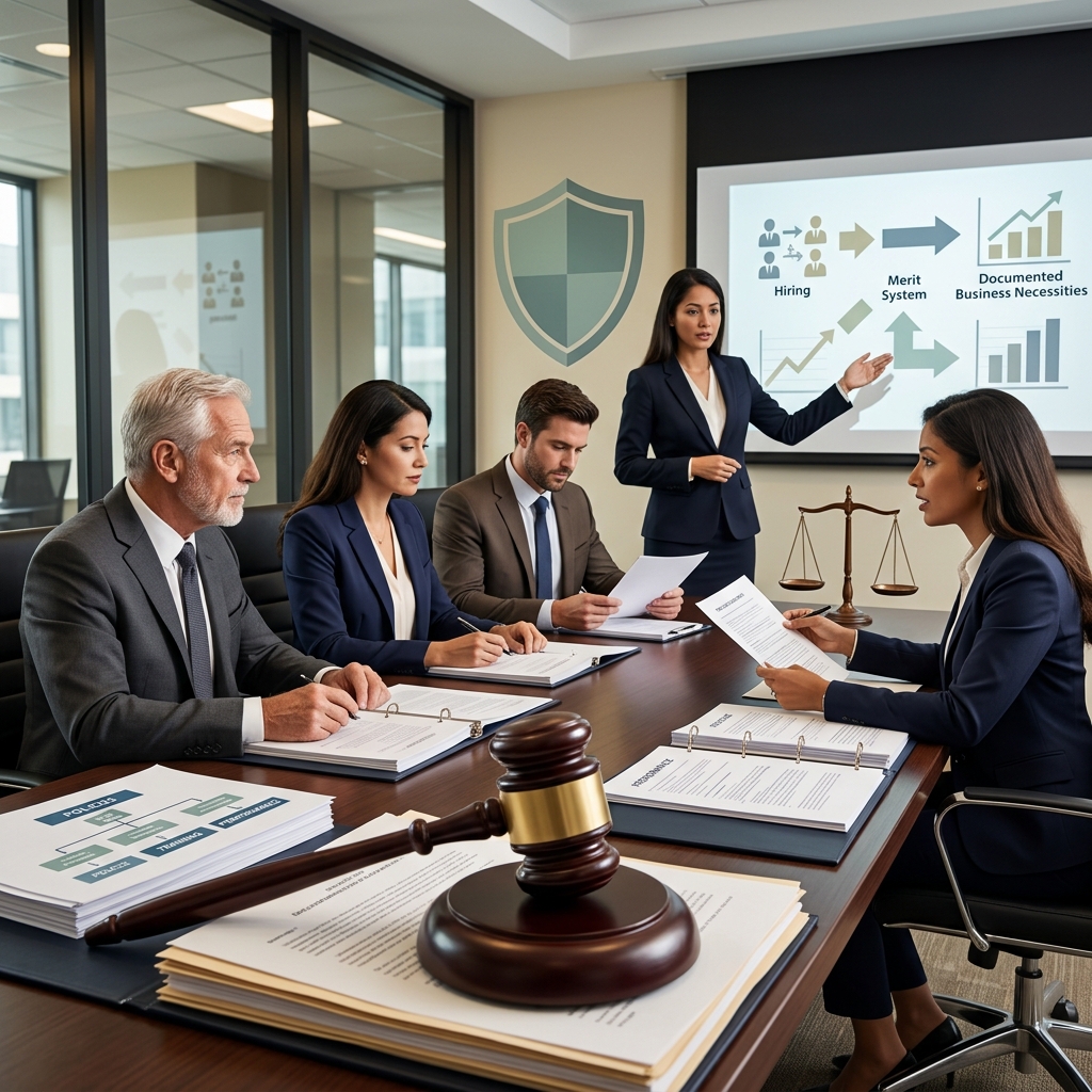 Understanding how employers can lawfully respond to workplace sex discrimination claims while complying with federal and Washington State law.