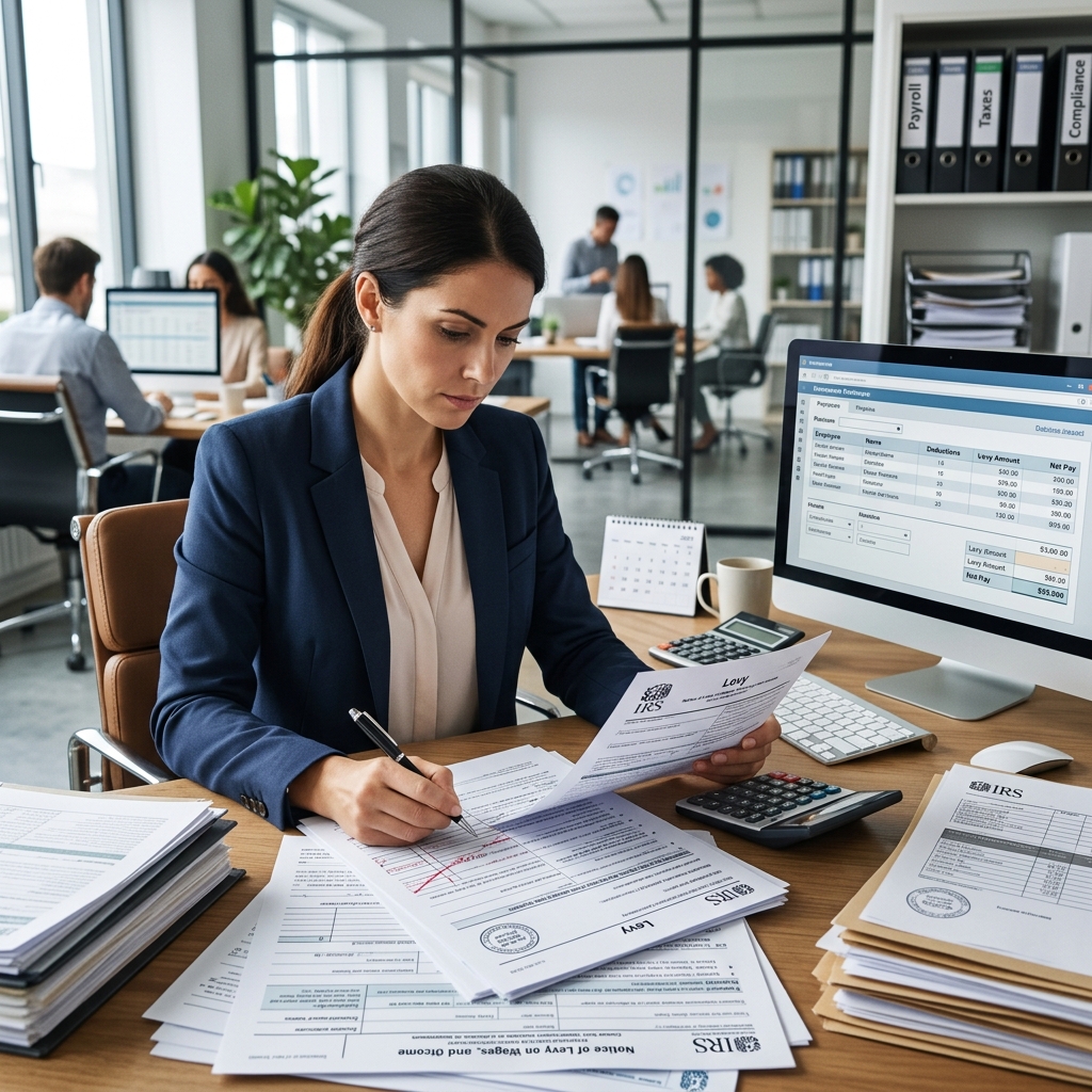 Understand how IRS wage levies work, what employers must do, and how to avoid severe penalties while protecting your business.