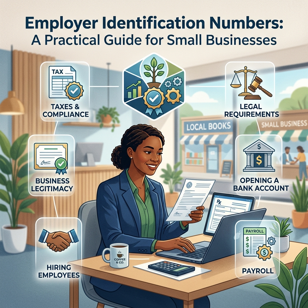 Employer Identification Numbers: A Practical Guide for Small Businesses Understand when your business needs an EIN, why it matters for taxes and banking, and how to apply quickly and correctly.