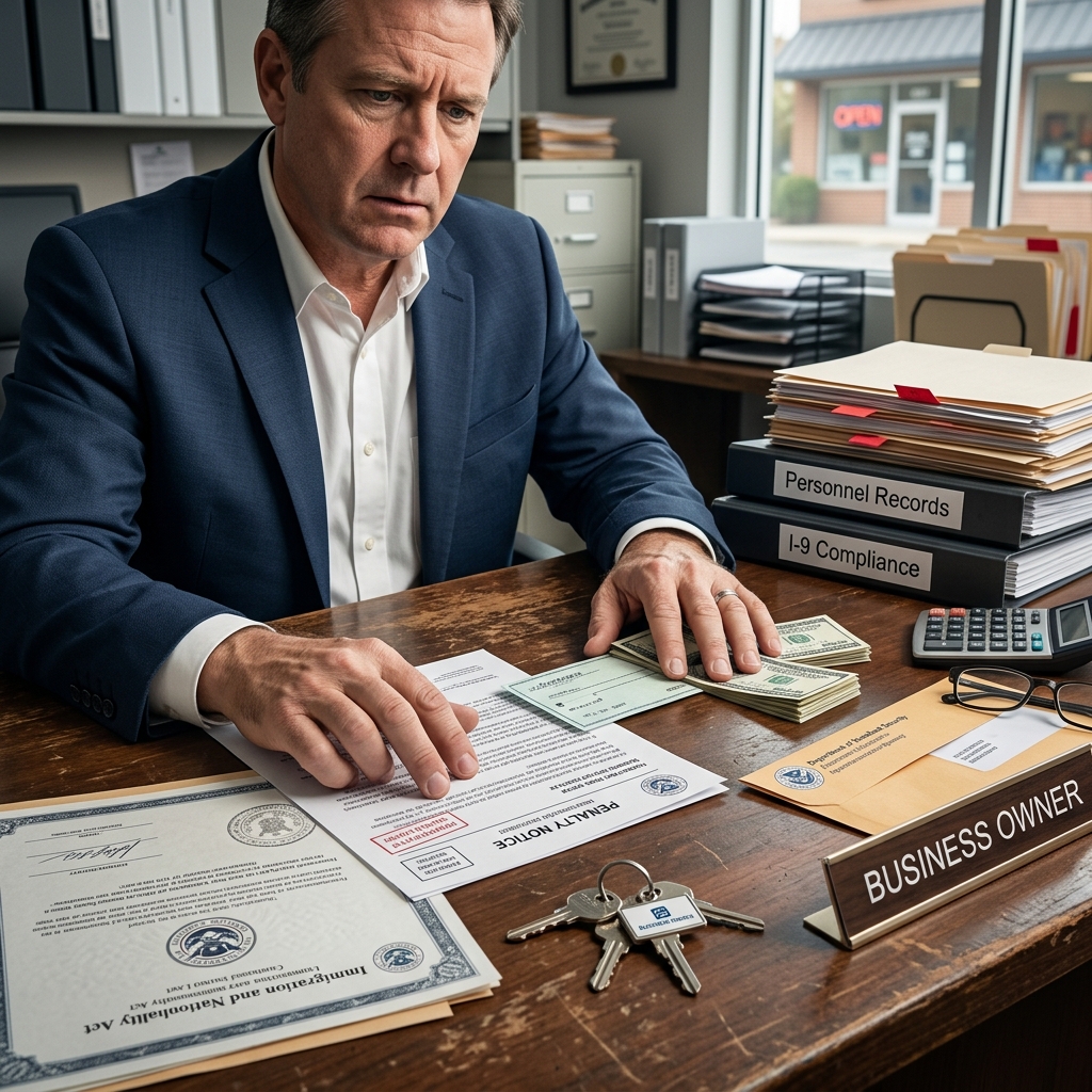 Understanding the legal risks, fines, and compliance duties employers face when they hire workers without proper authorization.