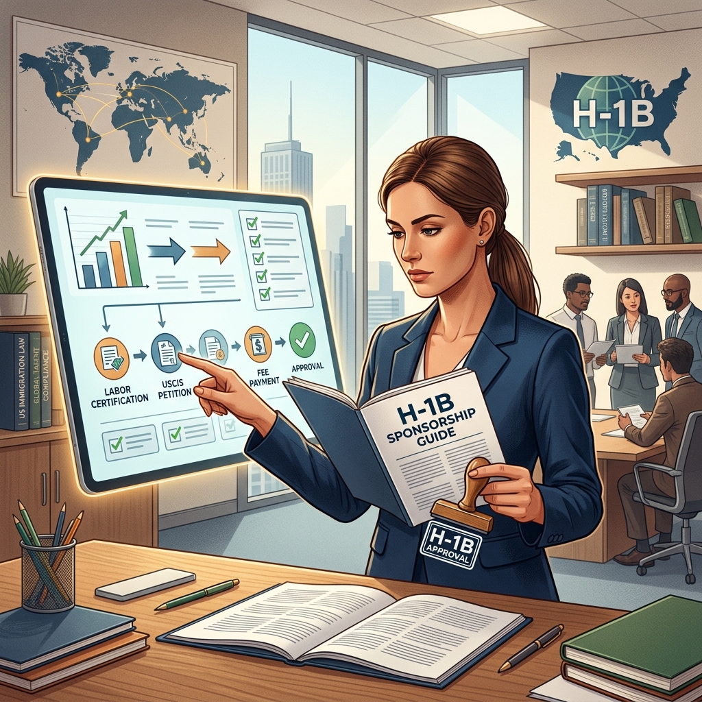A practical, step-by-step overview for U.S. employers that want to sponsor skilled foreign professionals for H-1B status.