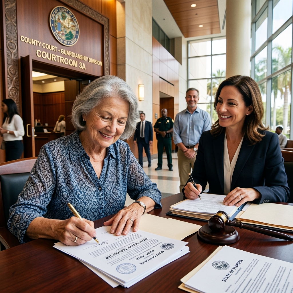 Understand when and how Florida guardianships end, the required court steps, and what guardians and wards must do to close a case properly.