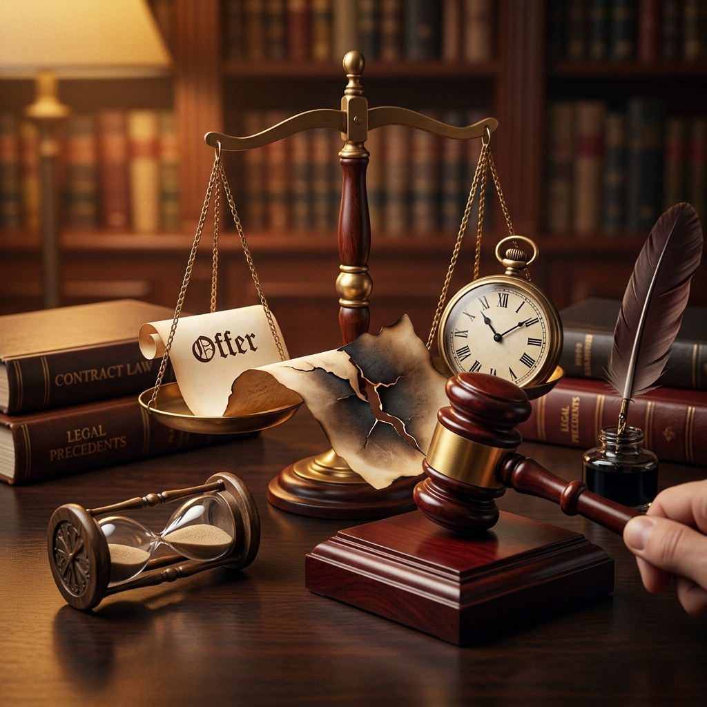 A clear, practical guide to how and when contract offers legally come to an end before a binding agreement is formed.