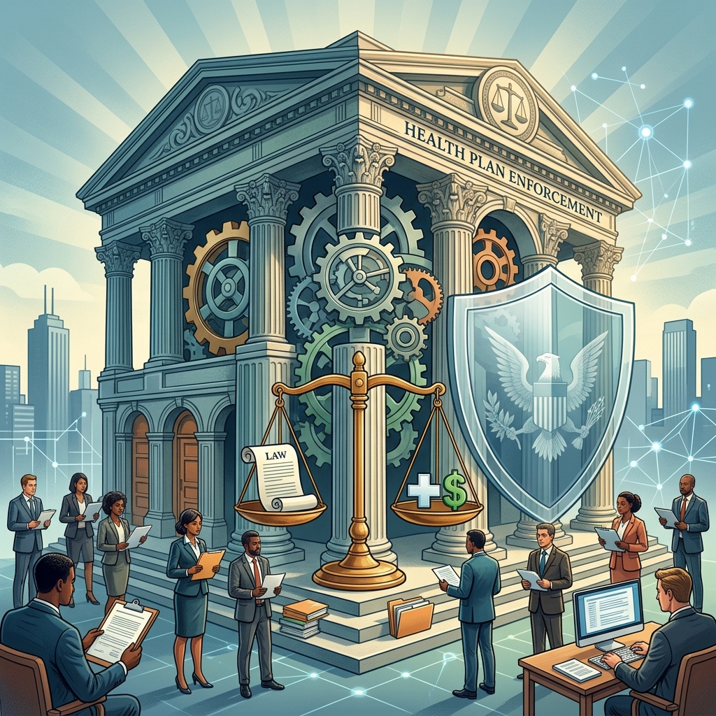 A clear guide to ERISA rules, health plan duties, and claim enforcement.