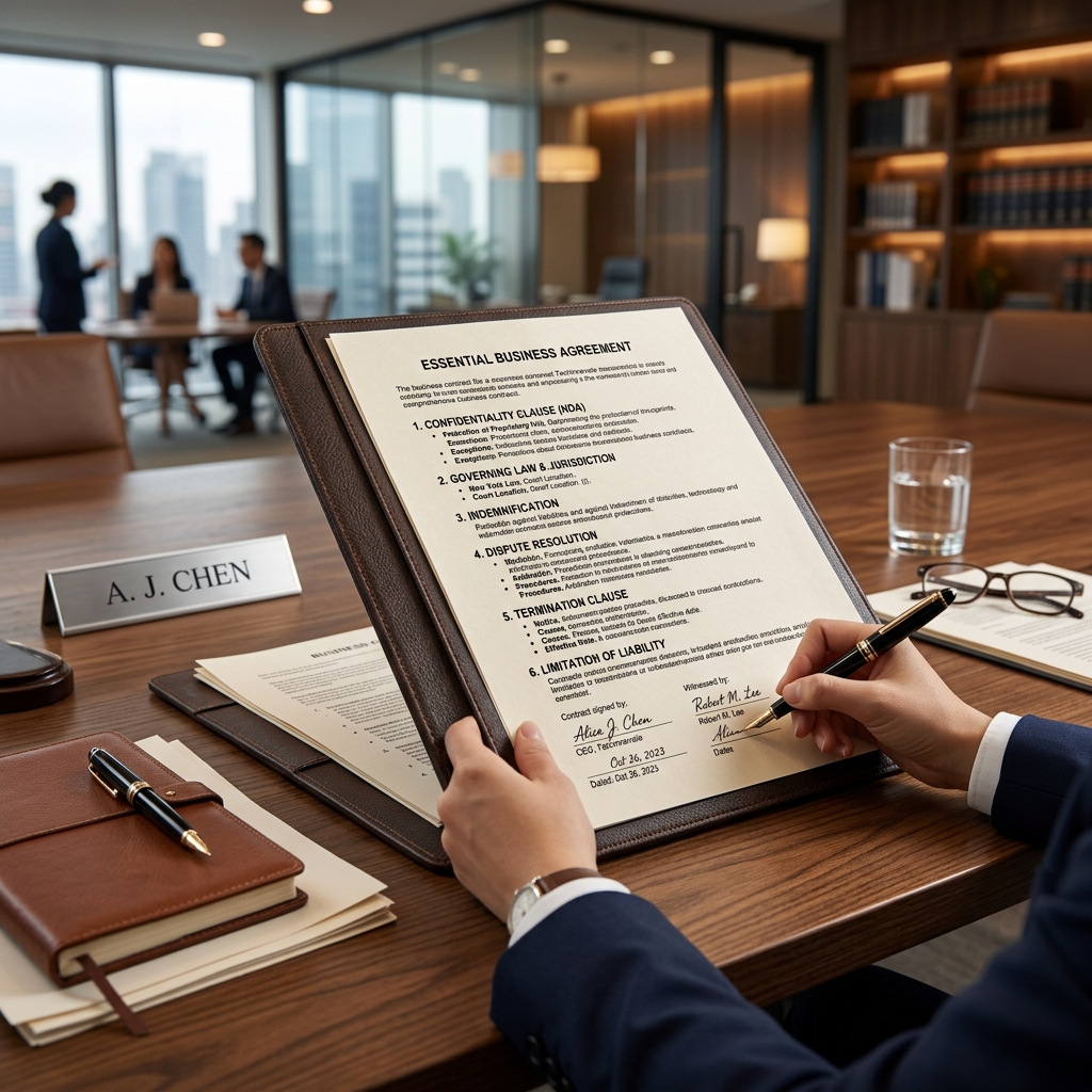 Understand the most important contract clauses that protect your business, manage risk, and keep commercial agreements enforceable.
