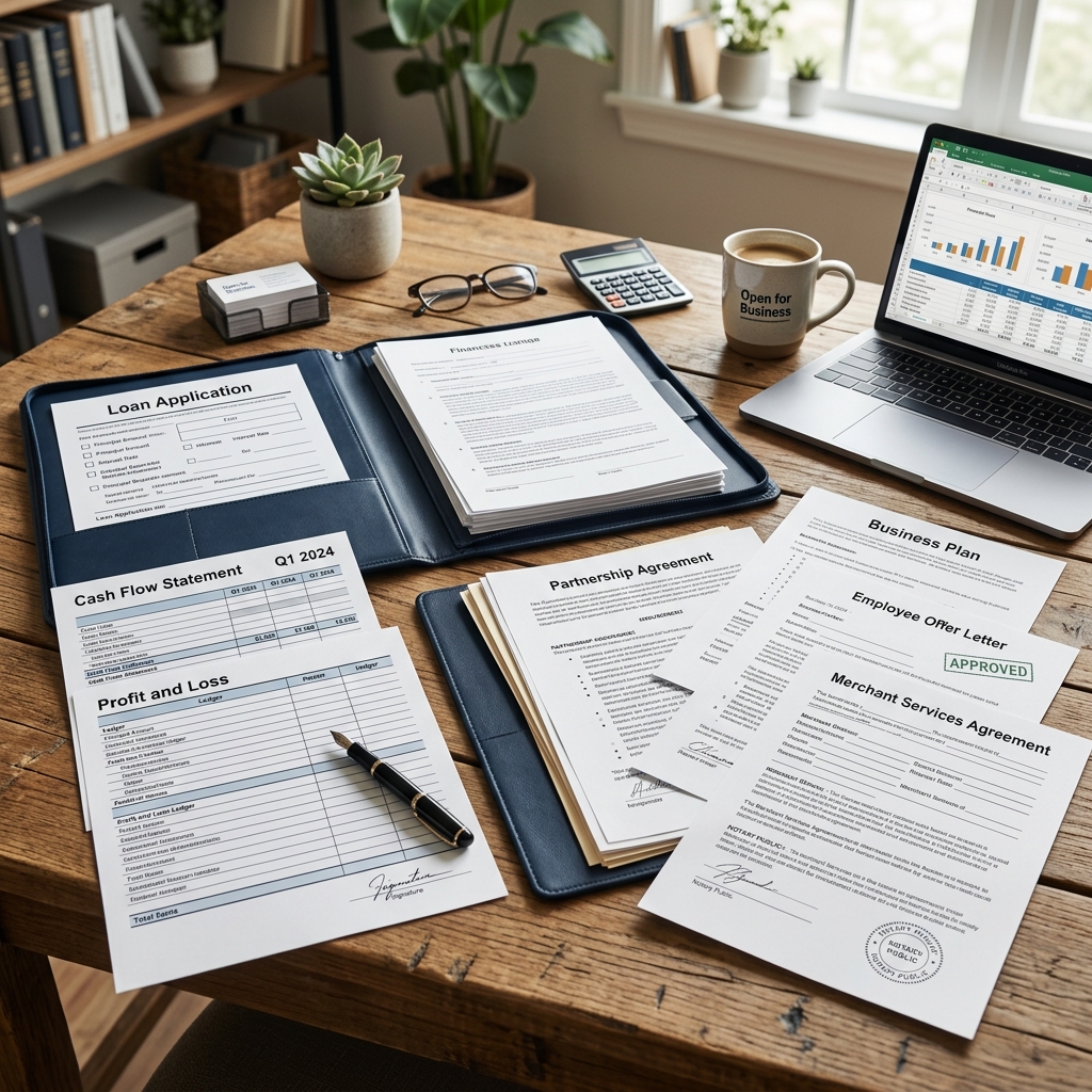 Understand core banking documents, financing contracts, and legal forms every small business needs to manage money safely and confidently.
