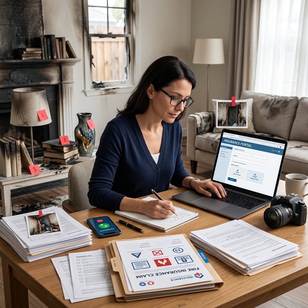 Learn how to navigate a fire insurance claim from first steps to settlement so you can protect your rights and maximize your recovery.