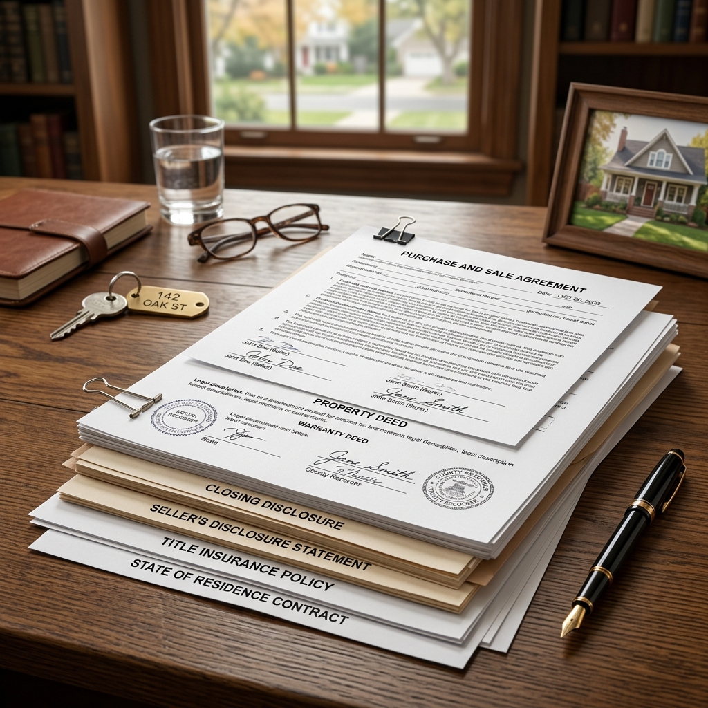 A practical guide to the documents that keep a home sale organized, compliant, and ready for closing.