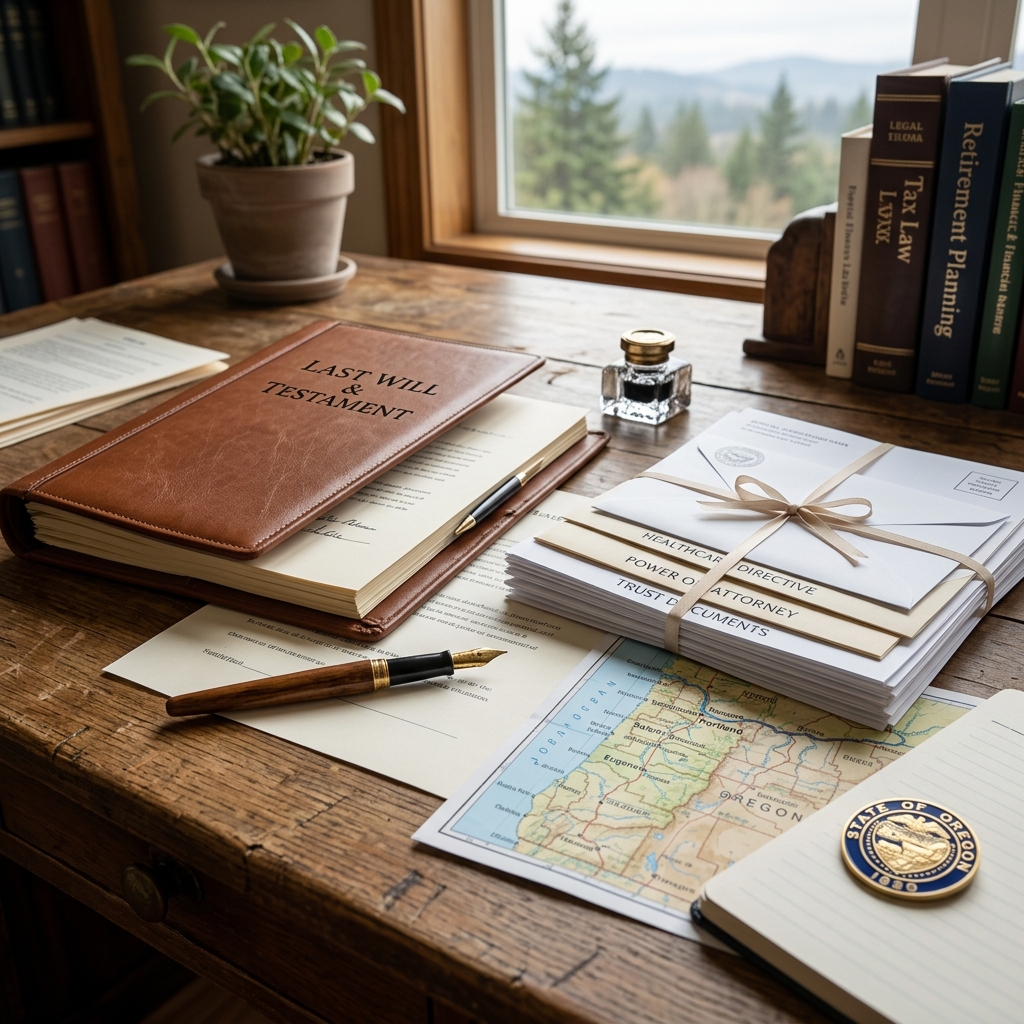 A practical guide to wills, trusts, directives and probate rules for building a clear, Oregon-focused estate plan.