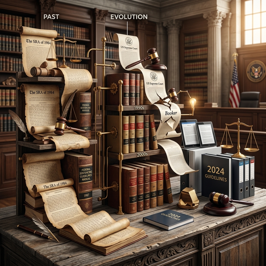 How federal sentencing guidelines emerged, changed over time, and continue to shape punishment and fairness in U.S. criminal cases.