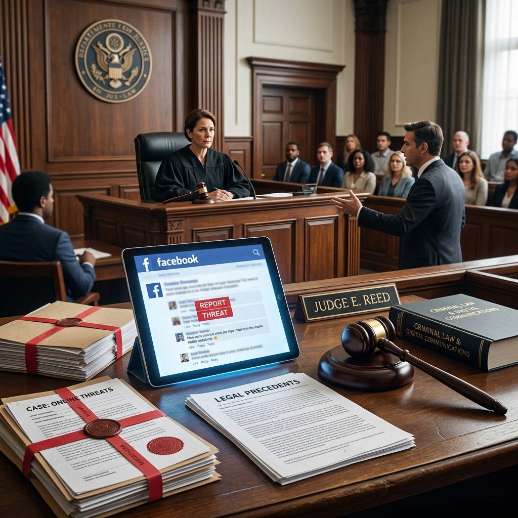 How courts separate protected online speech from punishable threats