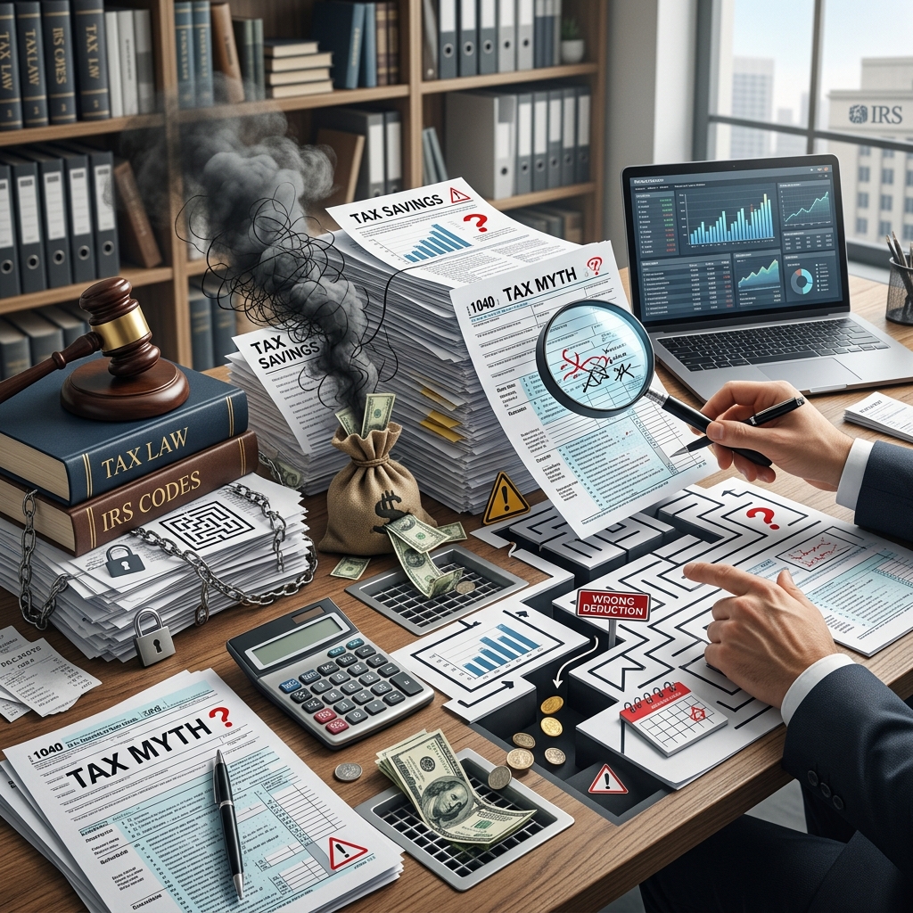 A practical guide to common U.S. tax myths, why they’re wrong, and how to protect yourself from penalties and missed savings.