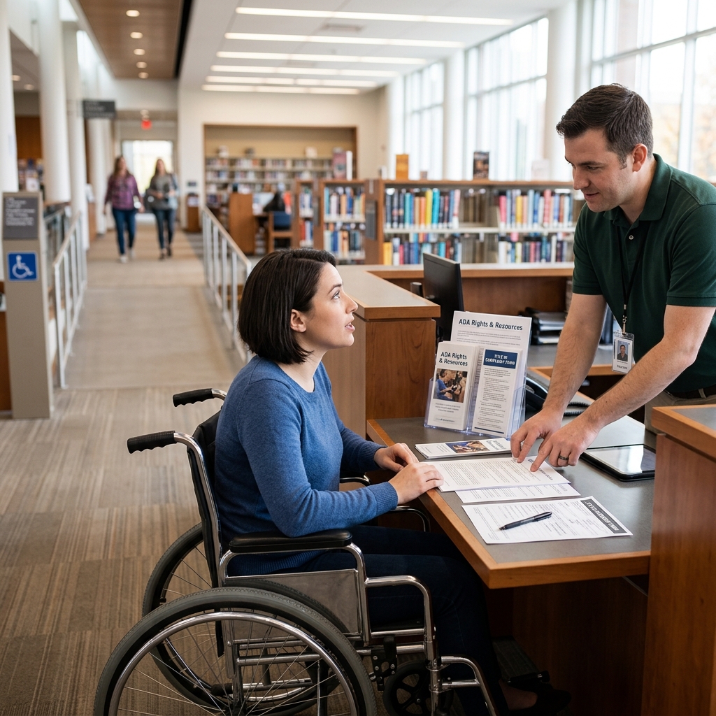 Learn how to prepare, submit, and follow up on an ADA Title III complaint when you face disability discrimination in public accommodations.