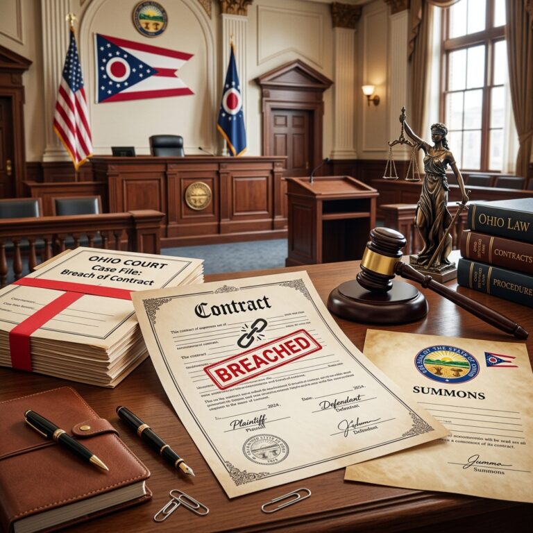 Filing a Breach of Contract Case in Ohio Courts