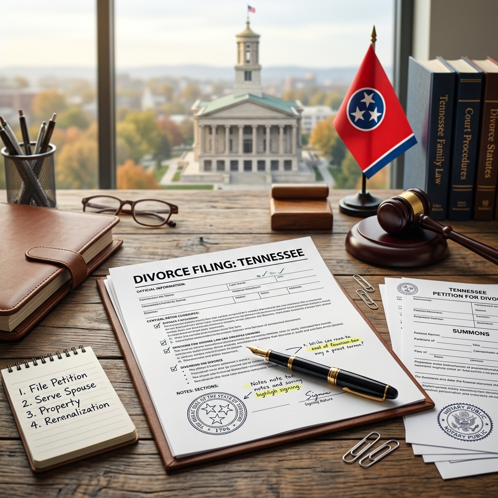 Filing for Divorce in Tennessee: A Practical Step‑By‑Step Guide Learn the key legal rules, forms, timelines, and practical steps to successfully file and finalize a divorce in Tennessee.