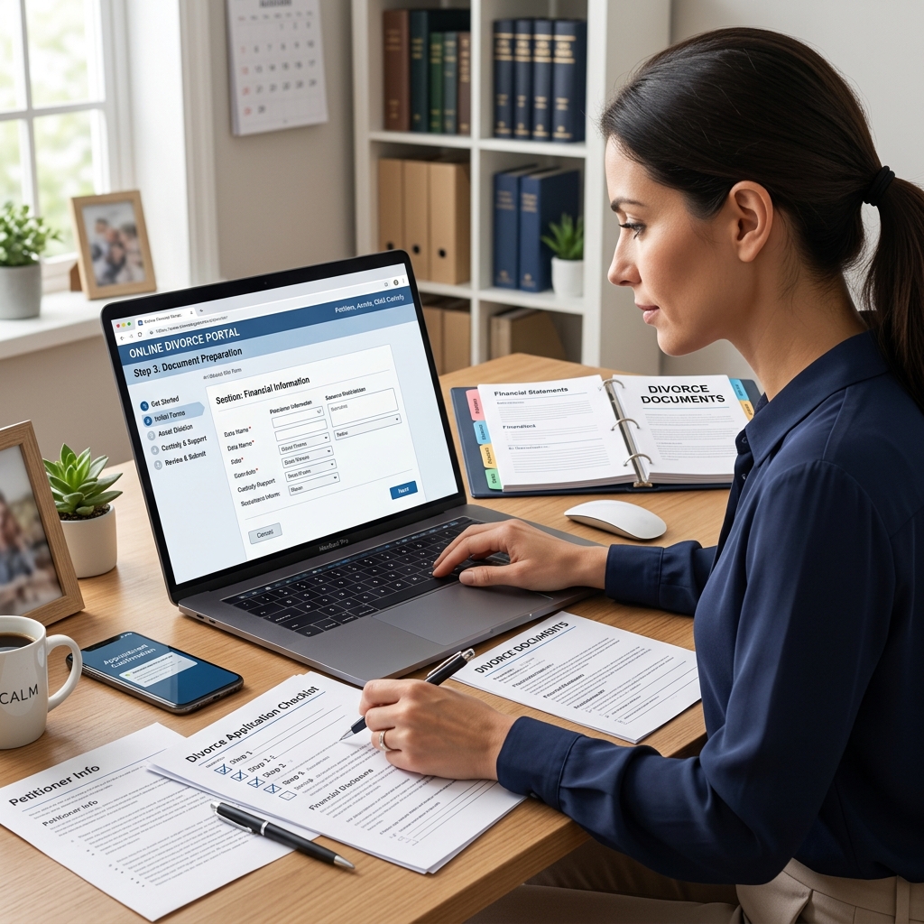 Learn how online divorce works, when you can use it, and the key steps from forms to filing so you can separate efficiently and safely.
