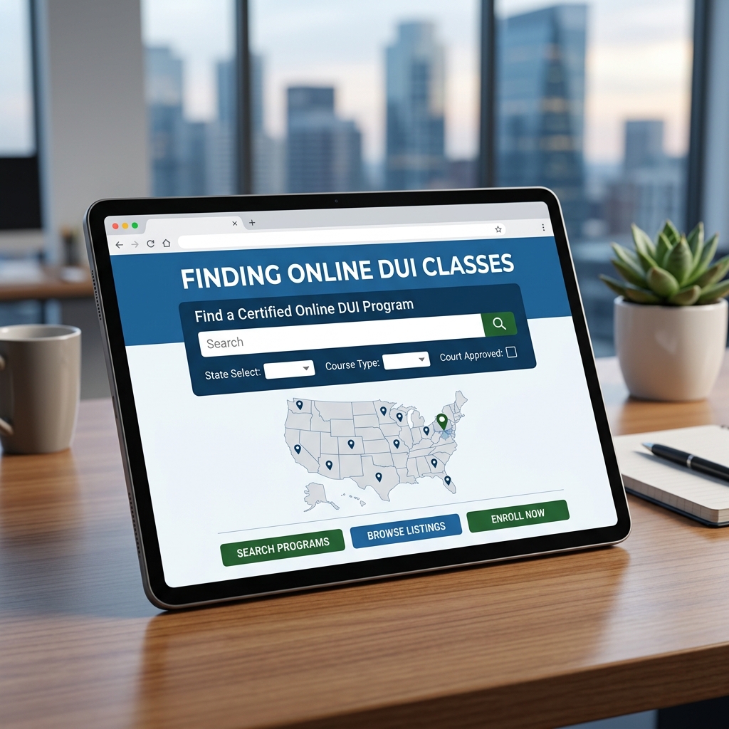 How to evaluate online DUI classes, court approval, and state rules