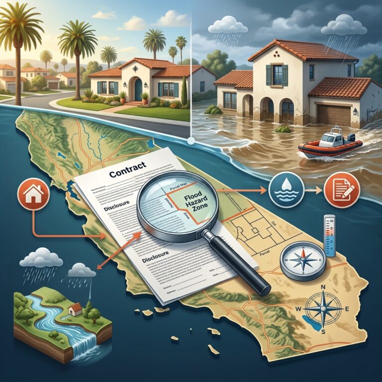 Flood Hazard Disclosure Rules in California Property Deals