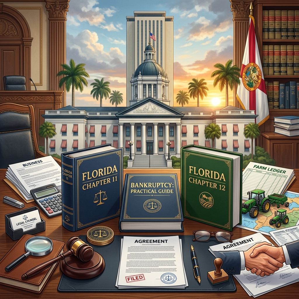 Understand how Chapter 11 and Chapter 12 bankruptcy work in Florida, who they help, and what to expect from the reorganization process.