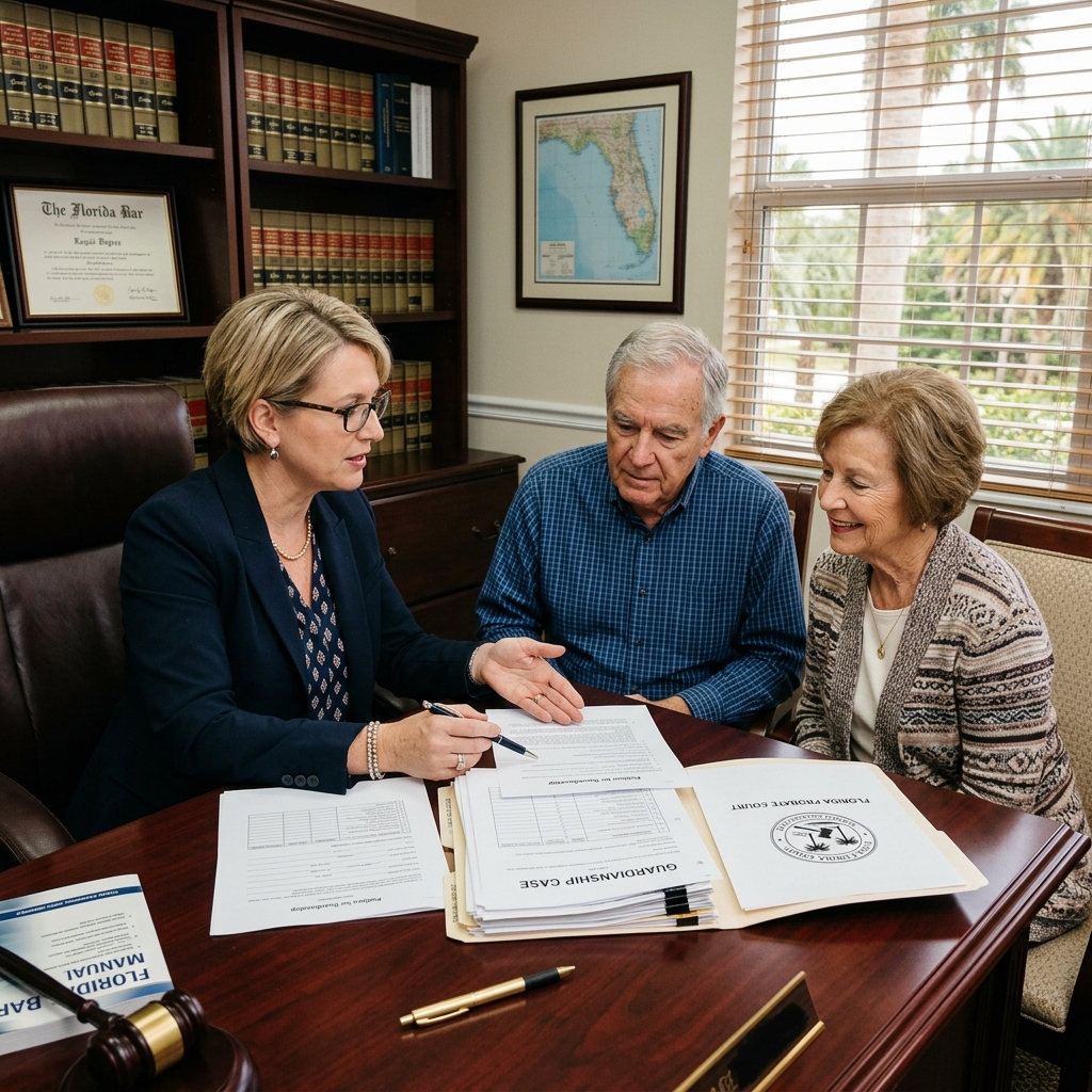 A clear overview of how Florida guardianship cases begin, move through court, and change over time.