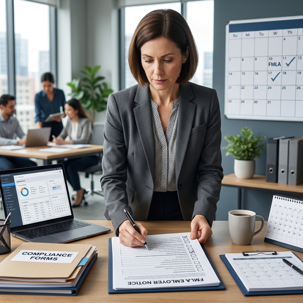 Learn the step‑by‑step notice obligations employers must follow when employees request or take FMLA leave, from posters to designation letters.