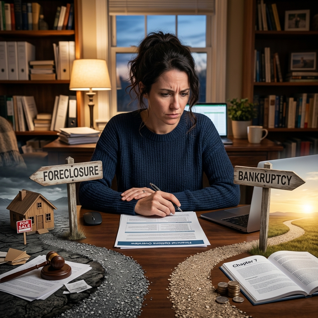 Understand how foreclosure and bankruptcy compare, interact, and impact your finances before you decide your next move.