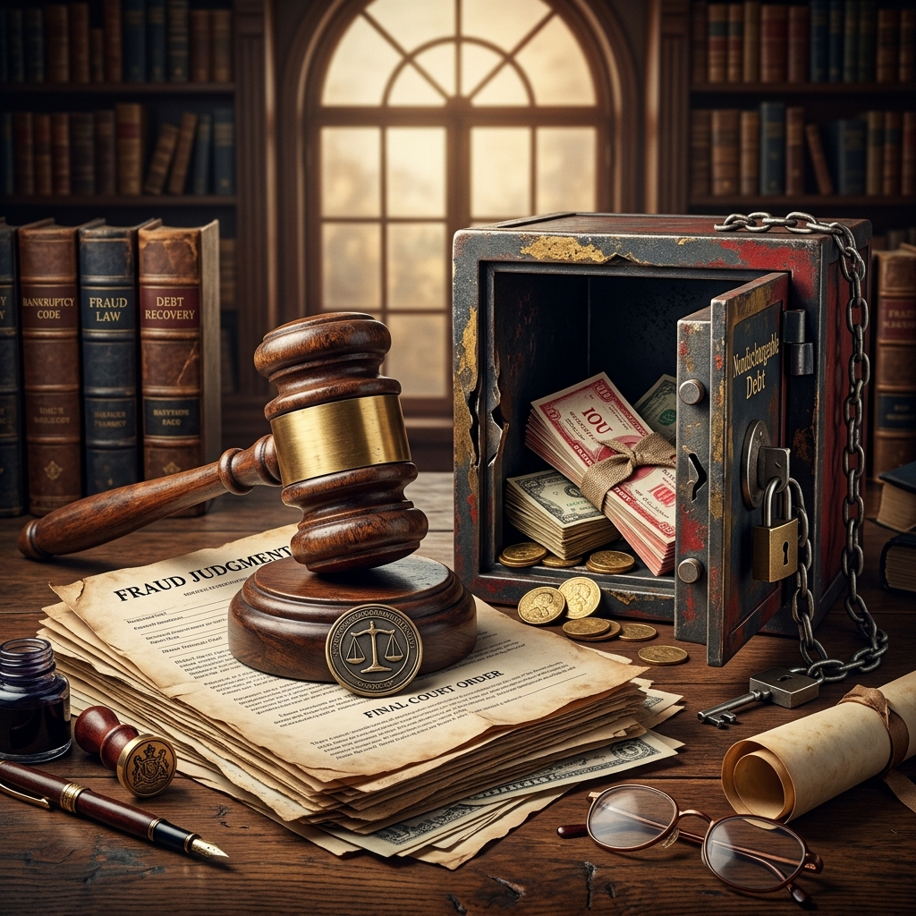 How fraud findings in court can follow a debtor into bankruptcy and prevent a fresh financial start.