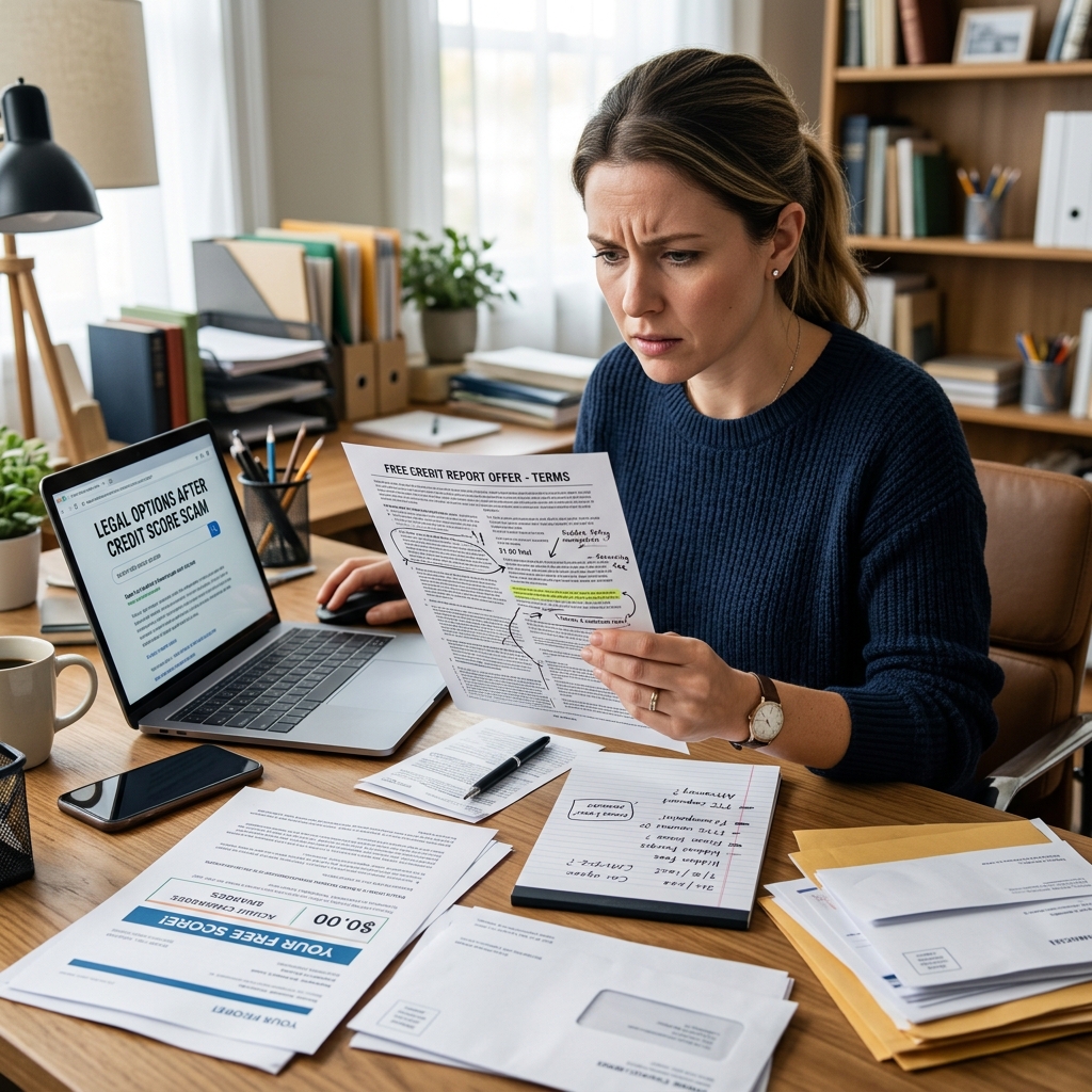 When Free Credit Score Offers Go Wrong: Your Legal Options Understand when free credit score and credit report offers cross the line into deception, and what legal steps you can take.
