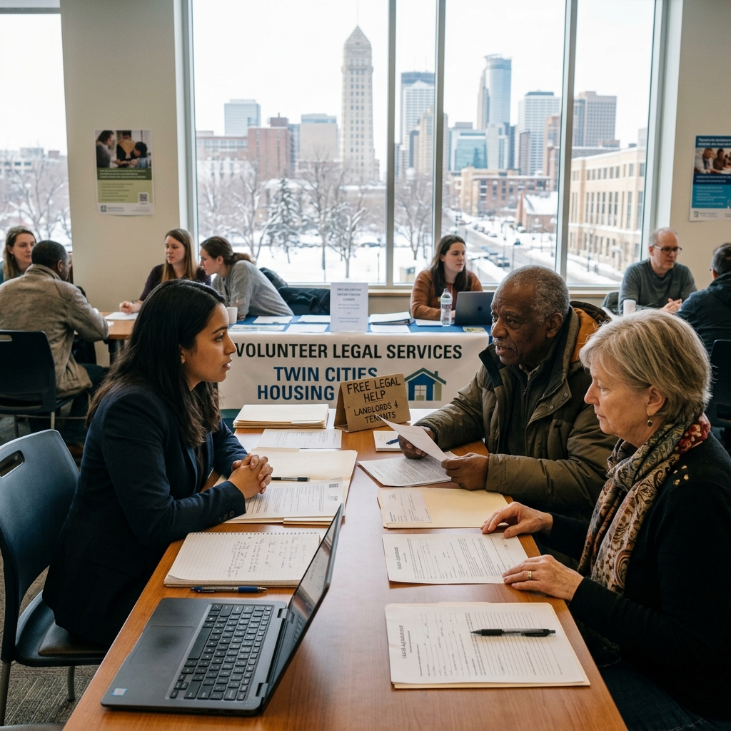 A practical guide to free and low‑cost legal resources, rights, and protections for renters and rental housing providers in Minneapolis–St. Paul.