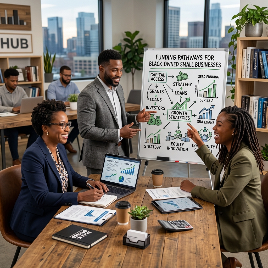 Discover practical loan, grant, and alternative funding options designed to help Black-owned small businesses start, grow, and thrive.